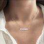 ROMANTIC WORK S925 Sterling Silver Wildflower Nature Necklace Wildflowers Jewelry Gifts for Women Girls Birthday