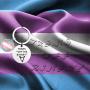 MAOFAED Transgender Pride Gift Transgender Gift Trans Off The Binary LGBT Trans Gift LGBTQ Transgender Jewelry