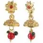 Efulgenz Indian Bollywood Traditional Rhinestone Antique Ethnic Jewelry Necklace Set for Women and Girls Efulgenz Indian Bollywood Traditional Rhinestone Antique Ethnic Jewelry Necklace Set for Women and Girls