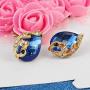 Fashion Design Peacock Crystal Unique Hypoallergenic Jewelry Set for Women 4 Pieces Sets Women Pendant Necklace Earrings Ring Birthday Gift for Girlfriend Bestfriend