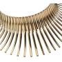 Statement Collar Choker Necklace African Canine Tooth Shape Fringe Necklace for Women Fashion Jewelry Accessories