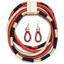Lilbetter-Club African Style Womens Weave Multilayer Boho Big Choker Statement Necklace Short Collar Gold Necklace Earring for Women Fashion Jewelry Set Lilbetter-Club African Style Womens Weave Multilayer Boho Big Choker Statement Necklace Short Collar Gold Necklace Earring for Women Fashion Jewelry Set