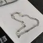 Smiley Chain Necklace Stainless Steel Punk Hip Hop Street Dance Rock Necklace for Men Women Smiley Chain Necklace Stainless Steel Punk Hip Hop Street Dance Rock Necklace for Men Women