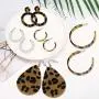 Fashion Earrings for Women Trendy Teen Girls Boho Dangle Earring & Pearl Stud Jewelry Set, Acrylic Drop Rattan Leather Earring for Birthday Party/Valentine/Christmas Gifts