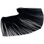 Mrotrida Tassel Bib Necklace Fashion Velvet Long Fringe African Chunky Choker Jewelry for Women Teen Girls Party Beach Black