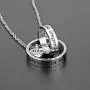 XIUDA No Longer by My Side,Forever in My Heart Carved Locket Cremation Urn Necklace for Dad, Mom,Grandma & Grandpa