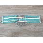 Nurse Charm Stethoscope Infinity Love Bracelet, Nurse Jewelry, Teal and White Nurse Bracelet Makes Perfect Nurse Gifts