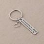 Funny Couple Gifts I Love You More Today Than Yesterday Keychain Accessories for Couples
