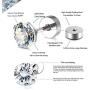 Adramata 7 Pairs 20G Cartilage Earring for Women Men Tragus Stud Earrings Shiny CZ 2-8MM