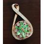 My Prime Gifts Snap Jewelry Rose Gold Rhinestone Infinity Pendant Holds18-20mm