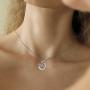 WINNICACA Penguin Necklaces 925 Sterling Silver Owl/Turtle/Giraffe Necklace for Women Cute Animal Jewelry for Girlfriend Birthday Gifts for Daughter Mother