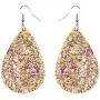 KaFu 4 Pairs Faux Leather Bohemia Earrings for Women Declaration Handmade Lightweight Petal Teardrop Dangle Leather Earring set,suitable for ladies and girls KaFu 4 Pairs Faux Leather Bohemia Earrings for Women Declaration Handmade Lightweight Petal Teardrop Dangle Leather Earring set,suitable for ladies and girls