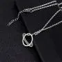 Planet Necklace for Men Women Silver Stainless Steel Hippie Hip Hop Kpop Punk Planet Pendant Necklace Birthday for Teens Eboys Egirls Best Friend Bro Planet Necklace for Men Women Silver Stainless Steel Hippie Hip Hop Kpop Punk Planet Pendant Necklace Birthday for Teens Eboys Egirls Best Friend Bro