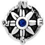 LovelyJewelry Compass Charm Bead for Snake Chain Bracelet