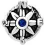 LovelyJewelry Compass Charm Bead for Snake Chain Bracelet