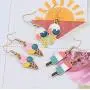YINLIN Cute Colorful Ice Cream Pendant Necklace Sweet Food Jewelry