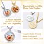 Custom4U Picture Necklace Personalized for Men or Women - Photo Necklace Customized with Chain 22”- DIY Memorial Necklace with Pictures Hip Hop Jewelry for Him Man Boys