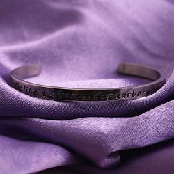 HOLLP Feminist Gift The Handmaid’s Tale Nolite Te Bastardes Carborundorum Keyring Feminist Jewelry, Dont Let The Bastards Grind You Down