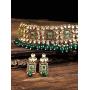 Aheli Indian Traditional Choker Necklace Earring Bollywood Wedding Fashion Jewelry for Women