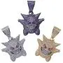 ICE JEWELRY Hip Hop Iced Out 18K Gold Plated Micro Paved Simulated Diamond Gengar Pendant Necklace Rope Chain ICE JEWELRY Hip Hop Iced Out 18K Gold Plated Micro Paved Simulated Diamond Gengar Pendant Necklace Rope Chain