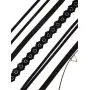 Mudder 5 Pieces Black Velvet Choker Necklaces Stretch Tattoo Choker Elastic Tassel Necklaces Mudder 5 Pieces Black Velvet Choker Necklaces Stretch Tattoo Choker Elastic Tassel Necklaces