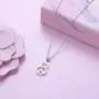 Sterling Silver Cute Cat Lover Gift Cat Pendant Necklace for Women Teen Girls, 18 Inches