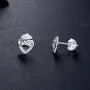 Womens Earrings .925 Sterling Silver With Cubic Zirconia Stud Earrings Anniversary Jewelry Gifts Womens Earrings .925 Sterling Silver With Cubic Zirconia Stud Earrings Anniversary Jewelry Gifts