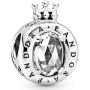 Pandora Jewelry Sparkling Crown O Cubic Zirconia Charm in Sterling Silver