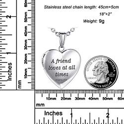 Locket Necklace That Holds Pictures Christian Bible Verse Lockets Prayer Faith Religious Gifts for Girls Photo Locket