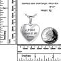 Locket Necklace That Holds Pictures Christian Bible Verse Lockets Prayer Faith Religious Gifts for Girls Photo Locket