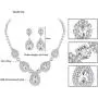 mecresh Bridal Teardrop Jewelry Sets, Crystal Wedding Necklace Earrings Sets Jewelry Engagement mecresh Bridal Teardrop Jewelry Sets, Crystal Wedding Necklace Earrings Sets Jewelry Engagement