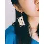 CutieJewelry Cassette Tape Dangle Cute Pretty Earrings CutieJewelry Cassette Tape Dangle Cute Pretty Earrings