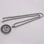ZKDC Engraved islam Muslim Quran Allah stainless steel necklace with 60 cm chain ZKDC Engraved islam Muslim Quran Allah stainless steel necklace with 60 cm chain