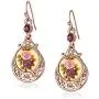 1928 Jewelry Rose Gold Amy Flower Dangle Earrings 1928 Jewelry Rose Gold Amy Flower Dangle Earrings