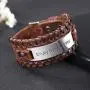 fishhook Trendy Engraved Inspirational Motivational Quotation Confirmation Message Leather Cuff Bangle Bracelet for Men Boys Women fishhook Trendy Engraved Inspirational Motivational Quotation Confirmation Message Leather Cuff Bangle Bracelet for Men Boys Women