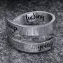 Stainless Steel Mantra Ring (Keep Fucking Going) Stainless Steel Mantra Ring (Keep Fucking Going)