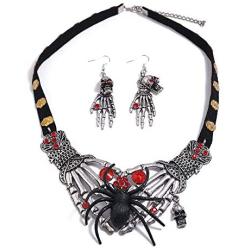 siya Vintage Ethnic Alloy Pendant Jewelry & Earring Set for Women Exaggerated Temperament Necklace Earrings Bracelet Gifts from Relatives and Friends