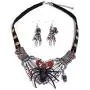siya Vintage Ethnic Alloy Pendant Jewelry & Earring Set for Women Exaggerated Temperament Necklace Earrings Bracelet Gifts from Relatives and Friends siya Vintage Ethnic Alloy Pendant Jewelry & Earring Set for Women Exaggerated Temperament Necklace Earrings Bracelet Gifts from Relatives and Friends