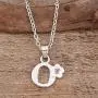 Ztuo Womens Girls Initial Script Name Pink Zircon Flower Necklace 26 Letters Alphabet A-Z Platinum Plated Ztuo Womens Girls Initial Script Name Pink Zircon Flower Necklace 26 Letters Alphabet A-Z Platinum Plated