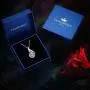 925 Sterling Silver Created Birthstone Necklaces Phoenix Jewelry Christmas Anniversary Birthday Gifts for Women