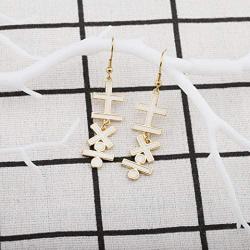 BAUNA Multiplication Subtraction Dangle Stud Earring Mathematics Symbol Earrings For Math Enthusiasts Teachers