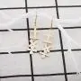 BAUNA Multiplication Subtraction Dangle Stud Earring Mathematics Symbol Earrings For Math Enthusiasts Teachers