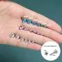 4 Pairs Shiny Cubic Zirconia Surgical Steel Stud Earrings Set for Girls, 20G Cartilage Tragus Helix Conch Piercing Sets for Women 4 Pairs Shiny Cubic Zirconia Surgical Steel Stud Earrings Set for Girls, 20G Cartilage Tragus Helix Conch Piercing Sets for Women