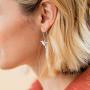 Boma Jewelry Sterling Silver Origami Bird Earrings