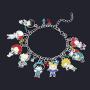 My Hero Academia Bracelet and Keychain - Fashion Novelty Charm Bracelet Anime Manga Series Keychain