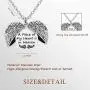 Memorial Locket Necklace My Heart in Heaven Angel Wing Jewelry(piece heaven LNL) Memorial Locket Necklace My Heart in Heaven Angel Wing Jewelry(piece heaven LNL)