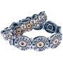 Wyo-Horse Mixed Metal (Silver, Brass, and Patina) Western Shotgun Shell Bracelet from The Jewelry Collection