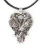 HAQUIL Viking Jewelry Huginn and Muninn Raven Couple Pendant Necklace for Men and Women HAQUIL Viking Jewelry Huginn and Muninn Raven Couple Pendant Necklace for Men and Women