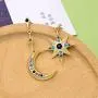 HMOOY Moon and Star Earrings, Bohemian Asymmetrical Sun Moon Star Dangle Earrings Fashion Long Drop Dangle Stud Earrings Punk Jewelry for Women Girls HMOOY Moon and Star Earrings, Bohemian Asymmetrical Sun Moon Star Dangle Earrings Fashion Long Drop Dangle Stud Earrings Punk Jewelry for Women Girls
