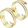 2 Pack Metal Snake Armband Swirl Snake Spiral Upper Arm Cuff Armlet Bangle Bracelet Egyptian Costume Accessory for Women Gold 2 Pack Metal Snake Armband Swirl Snake Spiral Upper Arm Cuff Armlet Bangle Bracelet Egyptian Costume Accessory for Women Gold